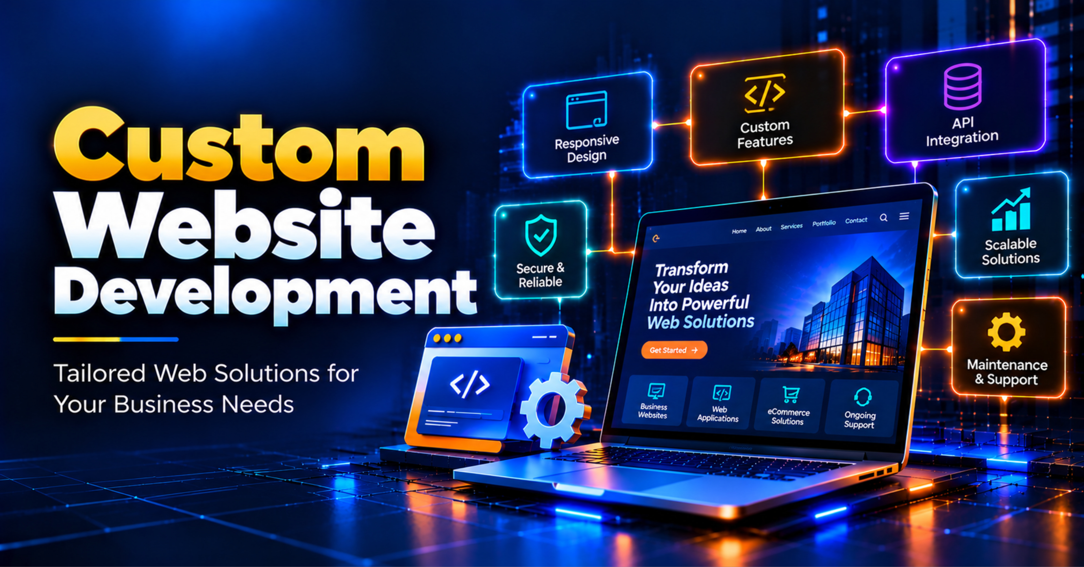 Custom Website Development Services | ITSpectrum Solutions